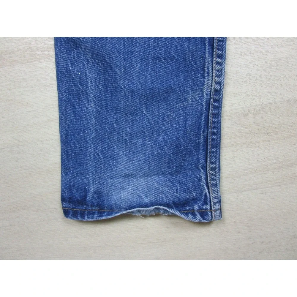 Vintage 80s Levis 505 Jeans Mens (32x30) Orange Tab Bootcut Distressed - Picture 9 of 16